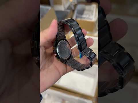 Black rado hyperchrome mens wrist watch