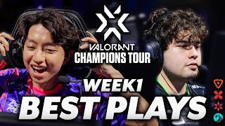 VCT LEAGUE 2024 WEEKLY BEST PLAYS | STAGE1 WEEK1