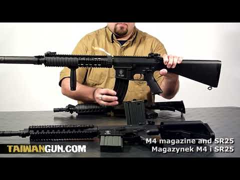 M4 and SR25 Mags   Airsoft Replica Test