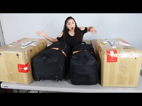 HUGE unboxing of Everything we WON on our Japan trip 2019!