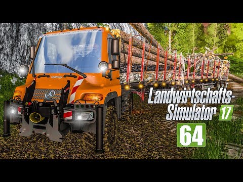 LS17 Forst #64 - Mit 9 Holztrailern durch den Wald! I LANDWIRTSCHAFTS-SIMULATOR 17 FORST-Projekt