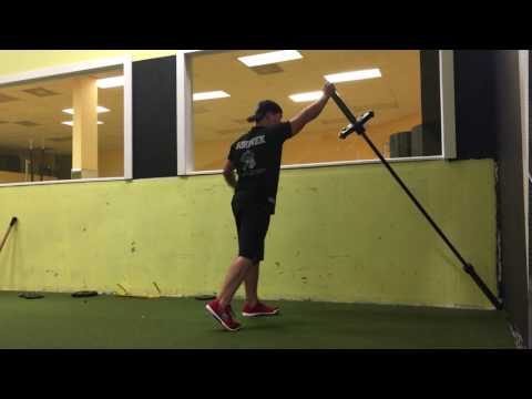 Landmine Rotational Single-Arm Push Press