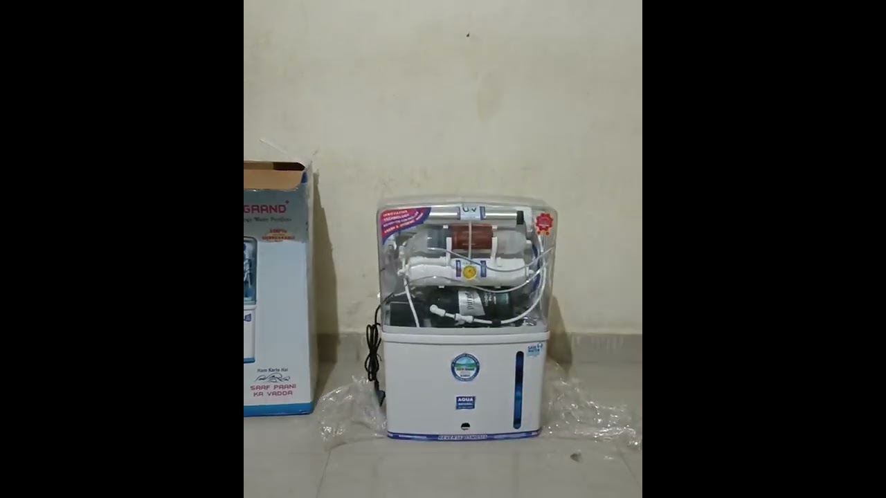 Unboxing Aqua Grand Added Mineral Water Purifier.