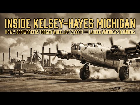 Inside Kelsey-Hayes Michigan: How 5,000 Workers Forged Wheels at 2,800°F — Landed America's Bombers