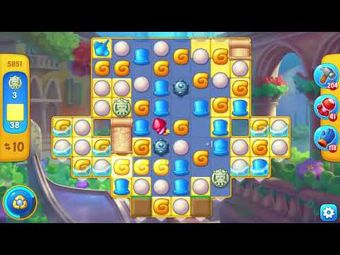 Fishdom 5851 Level - 14 moves - NO BooSTERS