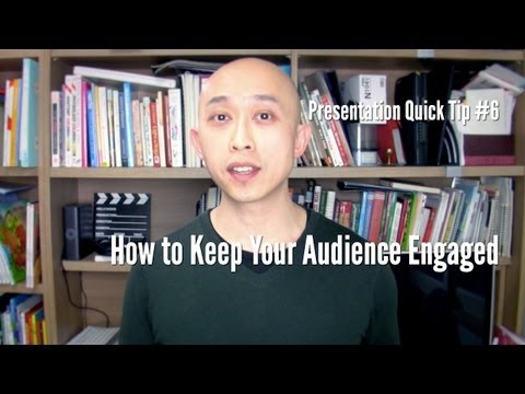 プレゼンテーションのクイックヒント#6 - 聴衆の関心を維持する方法 (Presentation Quick Tip #6 - How to Keep Your Audience Engaged)