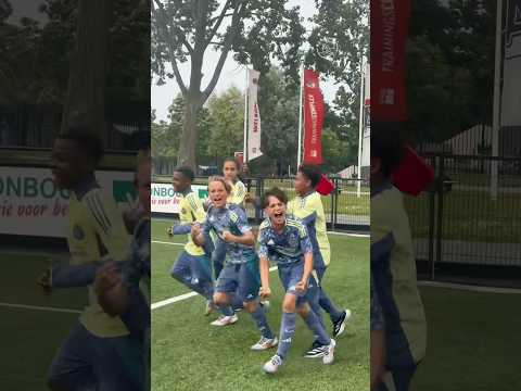 Ajax U13 are crowned national champions after beating AZ in the final! 🔥