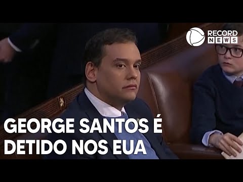 George Santos, congressista americano de origem brasileira, é detido nos EUA