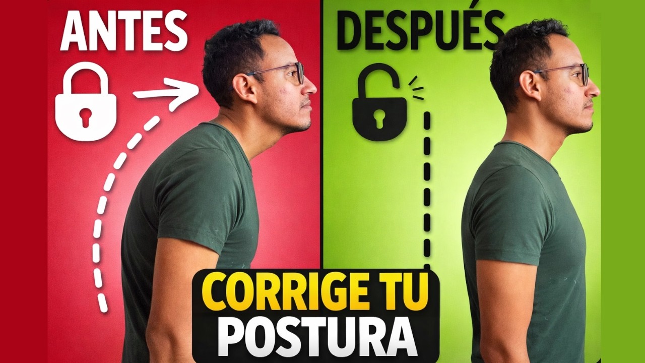 ASÍ CORREGÍ mi TERRIBLE POSTURA - 6 Ejercicios