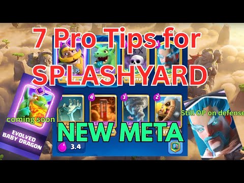 7 Best Tips for Mastering Splashyard *NEW META* | Clash Royale