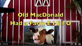 OLD MAC DONALD HAD A  FARM SONG  (Real Farm Animals) EDUCATIONAL / Babies, Toddlers, Preschool, K-3