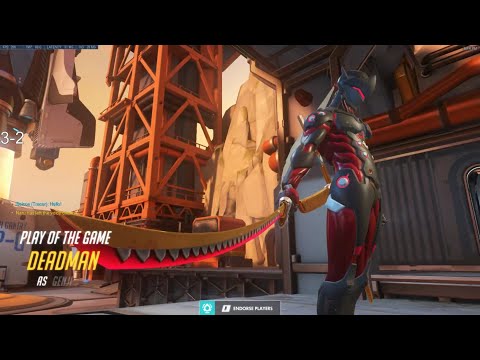 Overwatch Rank 1 Genji God Shadder2k Showing His Gameplay Tricks