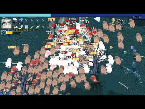 【HoloCure】 Stage 1 Hard Clear w/ Halu5 - Fubuki (Hardcore/1 HP Mode)