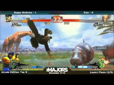 (LF) NWM3 SSF4AE Top 8 - Happy Medicine (DIC) vs Xian (GEN)