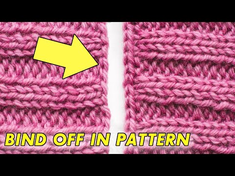 How to BIND OFF in Pattern for Knitting