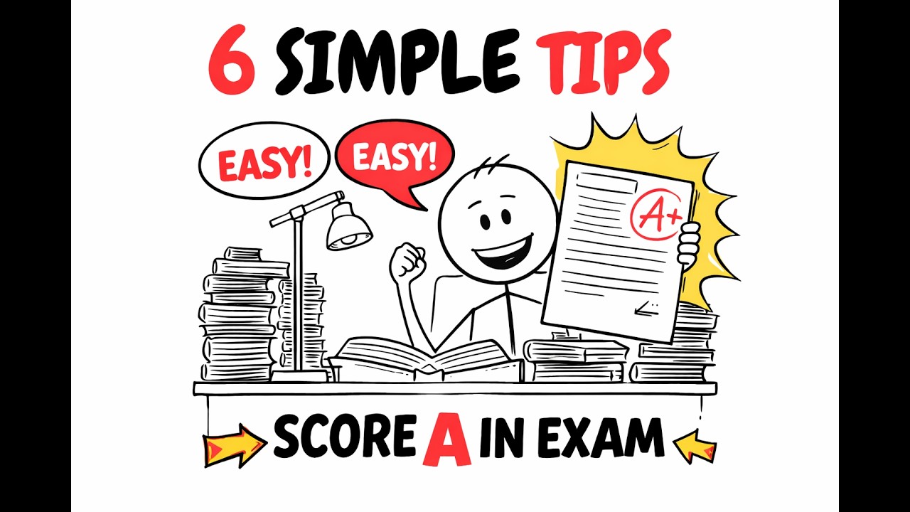 6 Simple Study Tips to Score A in Exams (Proven Methods)