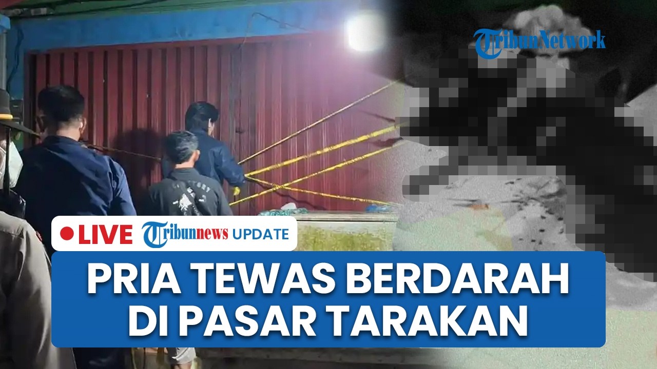 LIVE: Remaja Ditemukan Tewas Berdarah di Ruko Pasar Gusher Tarakan, Ada Luka Parah di Leher
