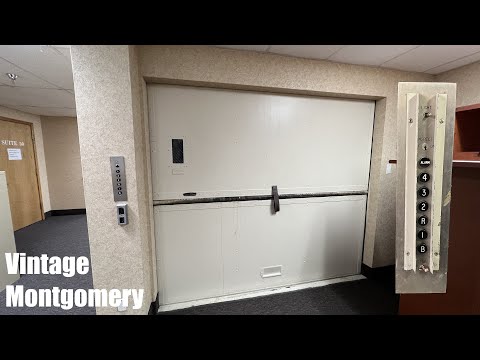 EPIC Vintage Montgomery Freight Traction Elevator at the Financial Center in Cheyenne, WY