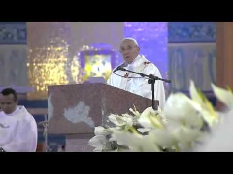 Íntegra da homilia do papa Francisco na missa celebrada em Aparecida SP)