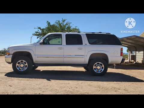 Chevy Suburban 01 3/2 lift kit installation overview.
