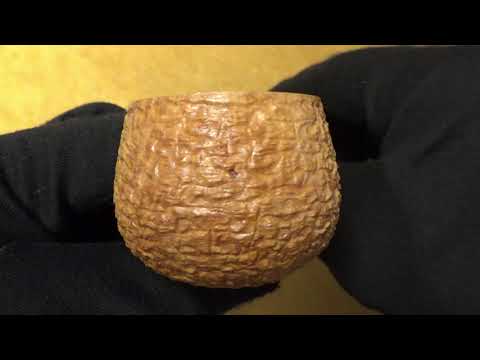 Pipa Santambrogio rusticata major - Half Bent Apple Pot (SS71)