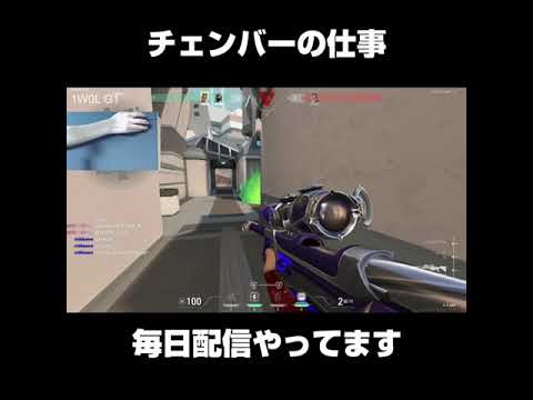 こんなチェンバーは嫌だ【VALORANT】#shorts