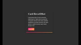 Creating Stunning Card Transitions and Hover Effects Using HTML and CSS