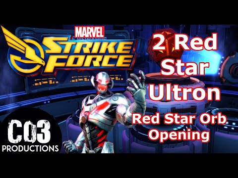 Dark Promotion Credits - Ultron to 2 Red Star - Marvel Strike Force
