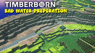 Preparing to divert bad water in Timberborn | Bad Crater Episode 3