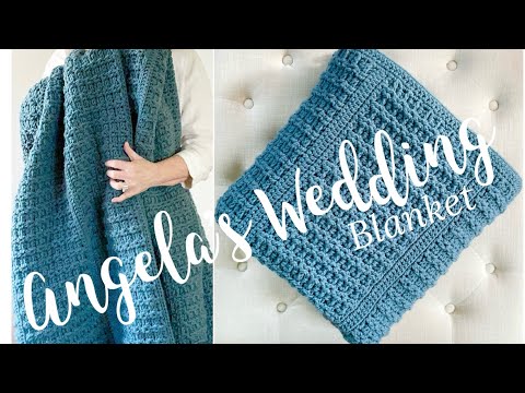 Crochet Wedding Blanket, Easy Repeat!