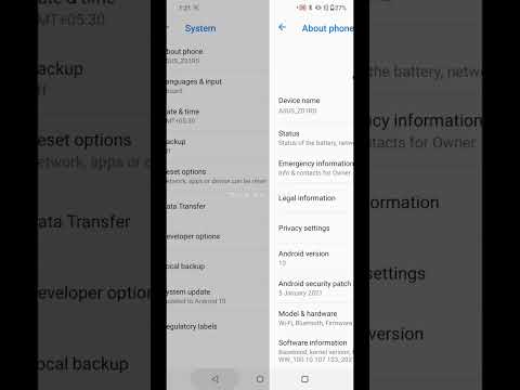 Asus Zenfone 5Z Reset {  } Dev | Asus