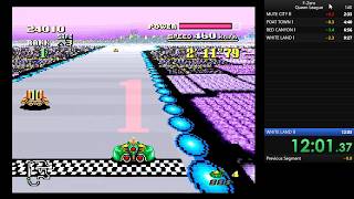 【SFC版F-ZERO】Queen League RTA 12'01"37（Wild Goose）【プレイ動画】