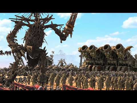 LIZARDMEN vs VAMPIRE COAST - TotalWar Warhammer 3 cinematic battle
