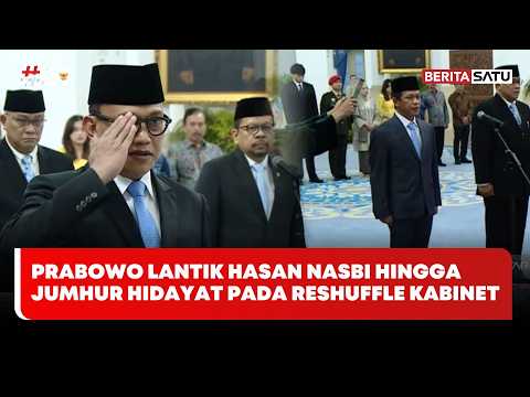 Prabowo Lantik Jumhur Hidayat Hingga Hasan Nasbi Jadi Wakil Menteri - Kepala Badan #beritasatu