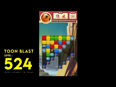 Toon Blast Level 524