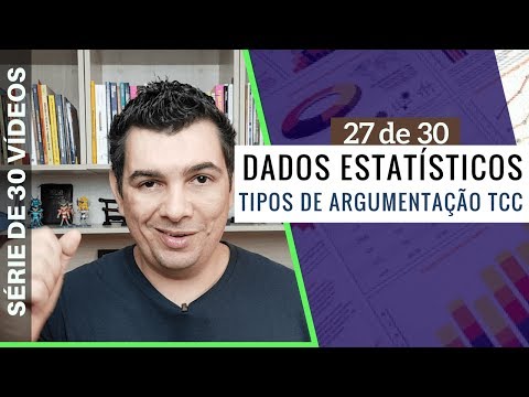 TIPOS DE ARGUMENTAÇÃO DADOS ESTATÍSTICOS