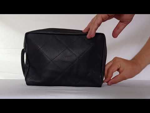 Pasta Bolsa CCB Tradicional GG Em Couro Costurado Transversal Preto R1799 - Musical Rava