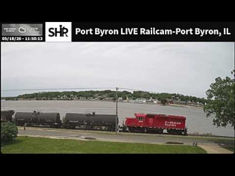 Live webcam view of Tren junto al Misisipi en Port Byron