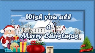 Merry christmas Wishes massage animated ecard greetings whatsapp video with quotes on life,