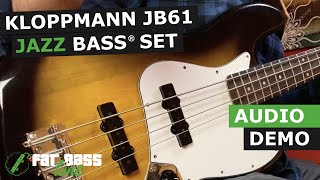 Video thumbnail for Kloppmann JB61 Jazz Bass® Pickup Set Demo by Fat Bass Tone