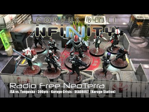 Infinity N3 Battle Report - Ep 83 - The Kurage Crisis - NEW TUNGUSKA vs. JSA 'Deadbolt'