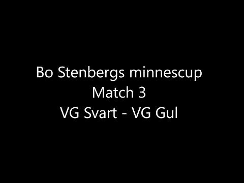 Bo Stenbergs minnescup 3. VG Svart - VG Gul