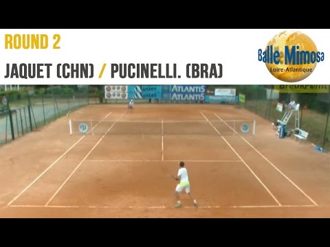 JACQUET (FRA) vs PUCINELLI DE ALMEIDA (BRA) 2nd Round - Center court