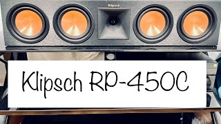 Video thumbnail for Unboxing Klipsch Reference Premier Center Speaker (RP-450C) by Immersive Study and Living