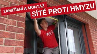 Zaměření a montáž sítí proti hmyzu