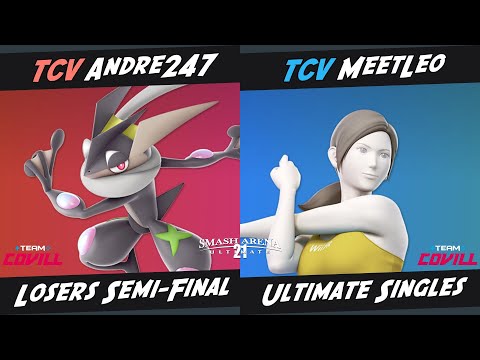 SAU21: Losers Semis - TCV| Andre247 (Greninja) Vs. TCV| MeetLeo (Wii Fit Trainer) - Singles