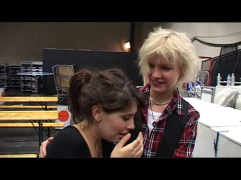 Anna Lisa fick träffa sin stora Idol Johan.