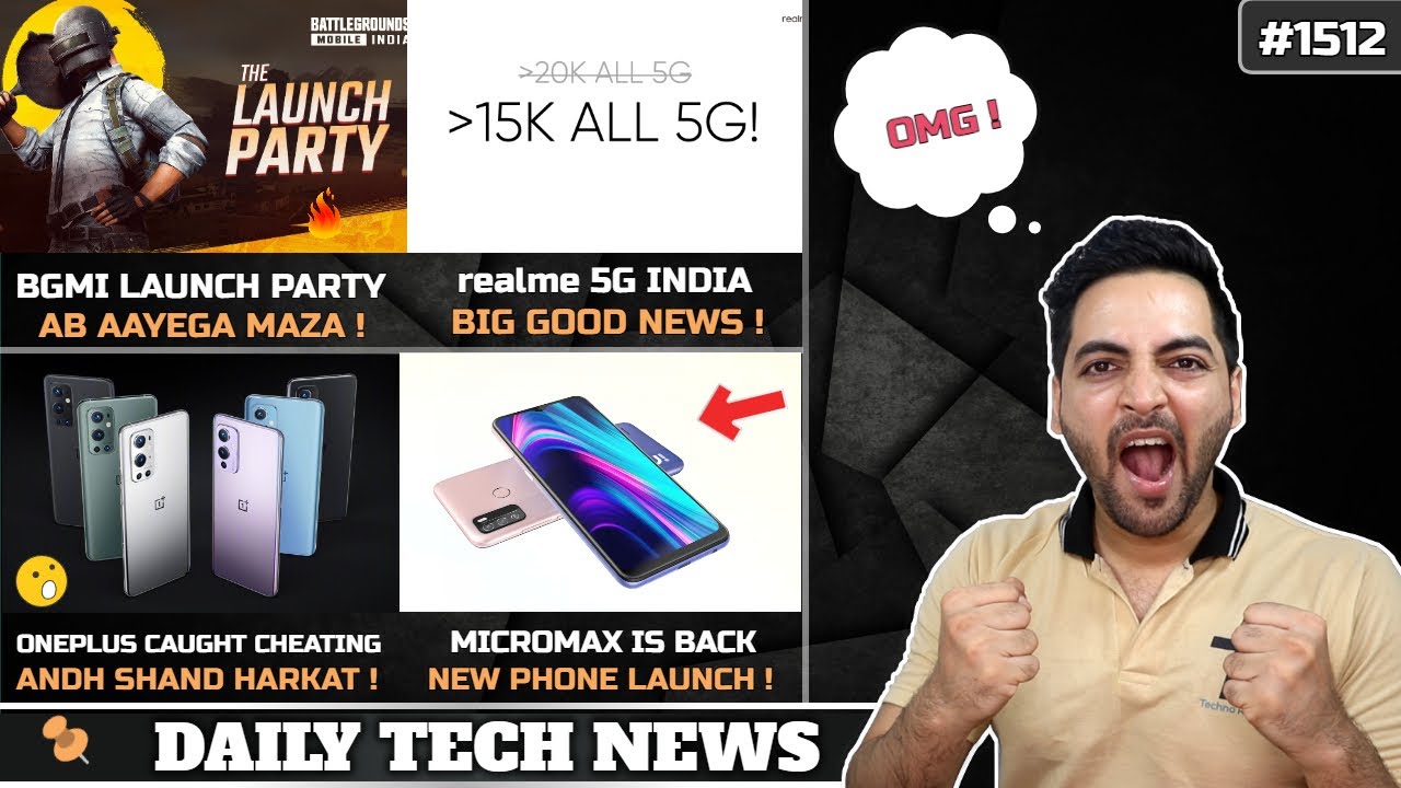 BGMI Launch Party😍,realme 5G Big Good News India,Mi 12 Ultra,Micromax IN July 15th,OPPO Processor