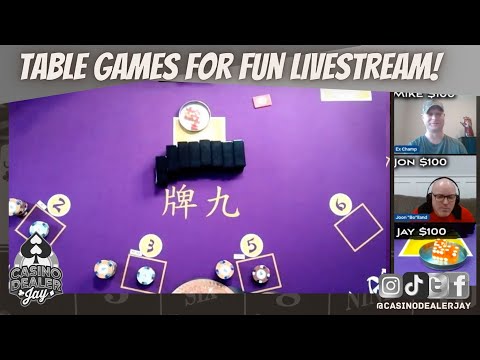 Pai Gow Tiles - Sunday Livestream Replay