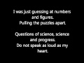 The Scientist Coldplay Lyrics